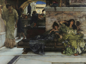 Lourens Alma Tadema - Shrine of Venus | Лоуренс Альма-Тадема