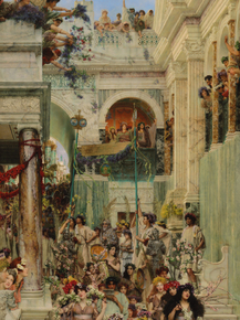 Lourens Alma Tadema - Spring | Лоуренс Альма-Тадема