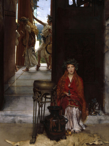 Lourens Alma Tadema - The Way to the Temple | Лоуренс Альма-Тадема