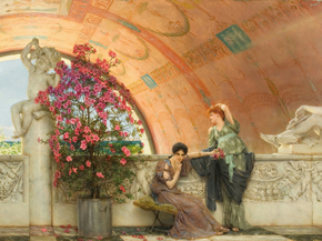Lourens Alma Tadema - Unconscious Rivals | Лоуренс Альма-Тадема