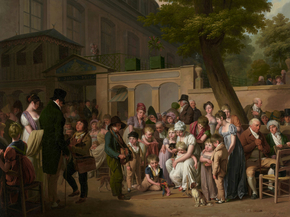 Louis-Leopold Boilly - Entrance to the Jardin Turc | Луи-Леопольд Буальи