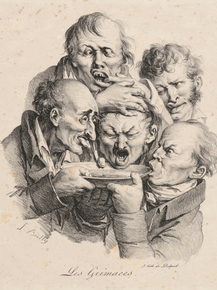 Louis-Leopold Boilly - Grimaces | Луи-Леопольд Буальи