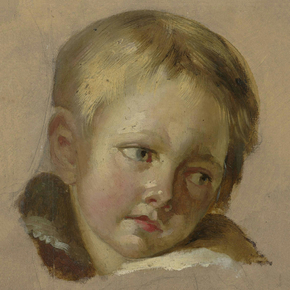 Louis-Leopold Boilly - Schets van een kinderkopje | Луи-Леопольд Буальи