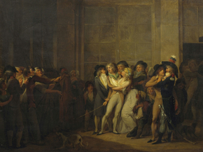 Louis-Leopold Boilly - The Arrest of the Singer Garat | Луи-Леопольд Буальи
