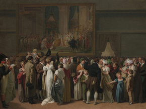 Louis-Leopold Boilly - The Public Viewing Davids | Луи-Леопольд Буальи