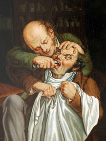 Louis-Leopold Boilly - U zubara At the dentist | Луи-Леопольд Буальи
