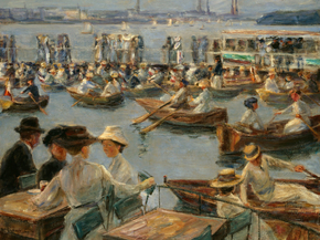 Max Liebermann - On the Alster in Hamburg | Макс Либерман Max Liebermann - On the Alster in Hamburg | Макс Либерман
