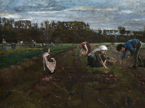 Max Liebermann - Potato Harvest | Макс Либерман