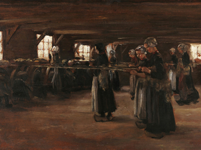 Max Liebermann - Study for Flax Barn in Laren | Макс Либерман