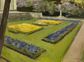 Max Liebermann - Terrace in the Garden near the Wannsee | Макс Либерман Max Liebermann - Terrace in the Garden near the Wannsee | Макс Либерман