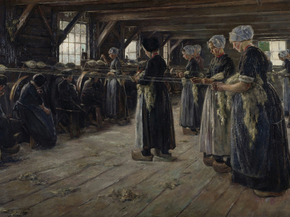 Max Liebermann - The Flax Barn at Laren | Макс Либерман Max Liebermann - The Flax Barn at Laren | Макс Либерман