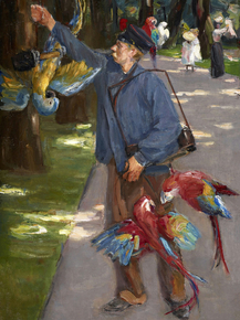 Max Liebermann - The Parrot Man | Макс Либерман