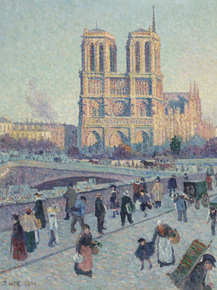 Maximilien Luce - The Quai Saint-Michel and Notre-Dame | Максимильен Люс
