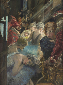 Mariano Fortuny - Backstage of La Scala Theater | Мариано Фортуни