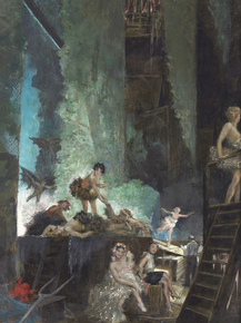 Mariano Fortuny - Rehearsal at La Scala Theater | Мариано Фортуни