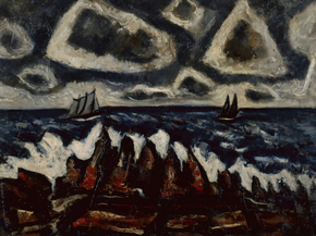Marsden Hartley - Northern Seascape, Off the Banks | Марсден Хартли Marsden Hartley - Northern Seascape, Off the Banks | Марсден Хартли
