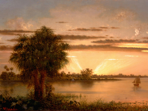 Martin Johnson Heade - Florida Sunrise | Мартин Джонсон Хед Martin Johnson Heade - Florida Sunrise | Мартин Джонсон Хед