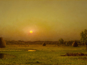 Martin Johnson Heade - Marsh Sunset, Newburyport | Мартин Джонсон Хед Martin Johnson Heade - Marsh Sunset, Newburyport | Мартин Джонсон Хед