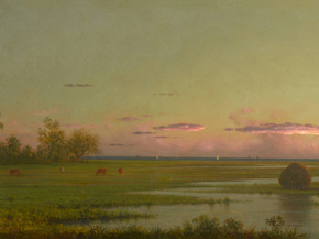 Martin Johnson Heade - Salt Marsh at Southport | Мартин Джонсон Хед Martin Johnson Heade - Salt Marsh at Southport | Мартин Джонсон Хед