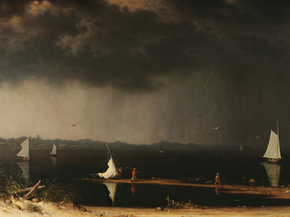 Martin Johnson Heade - Thunder Storm | Мартин Джонсон Хед