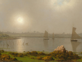 Martin Johnson Heade - York Harbor, Coast of Maine | Мартин Джонсон Хед
