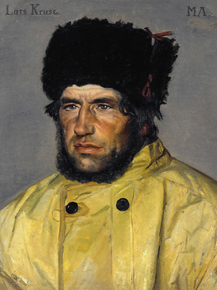 Michael Ancher - Chief lifeboatman Lars Kruse | Микаэль Анкер