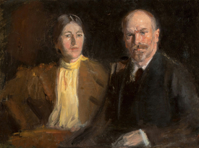 Michael Ancher - Self-portrait with Anna Ancher | Микаэль Анкер