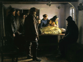 Michael Ancher - The drowned fisherman | Микаэль Анкер