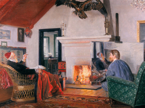 Michael Ancher - Under the sign of the eagle | Микаэль Анкер