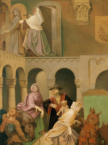 Moritz von Schwind - Cinderella, waying to the ball | Мориц фон Швинд