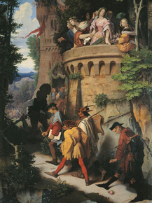 Moritz von Schwind - The Rose, or the Artists Journey | Мориц фон Швинд