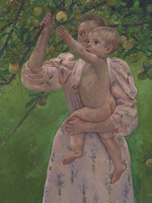 Mary Cassatt - Child Picking a Fruit | Мэри Стивенсон Кэссетт