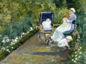 Mary Cassatt - Children in a Garden | Мэри Стивенсон Кэссетт