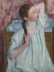 Mary Cassatt - Girl Arranging Her Hair | Мэри Стивенсон Кэссетт