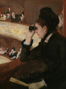 Mary Cassatt - In the Loge | Мэри Стивенсон Кэссетт