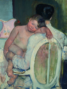 Mary Cassatt - Seated woman with a child in her arms | Мэри Стивенсон Кэссетт