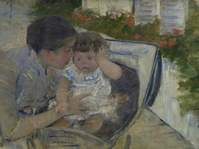 Mary Cassatt - Susan Comforting the Baby | Мэри Стивенсон Кэссетт