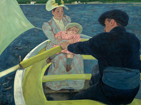 Mary Cassatt - The Boating Party | Мэри Стивенсон Кэссетт