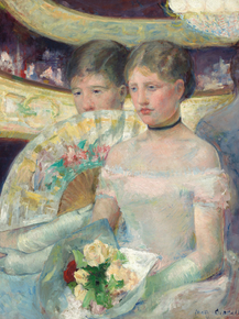 Mary Cassatt - The Loge | Мэри Стивенсон Кэссетт