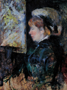 Mary Cassatt - The Visitor | Мэри Стивенсон Кэссетт