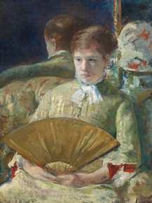 Mary Cassatt - Woman with a Fan | Мэри Стивенсон Кэссетт Mary Cassatt - Woman with a Fan | Мэри Стивенсон Кэссетт