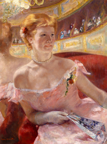 Mary Cassatt - Woman with a Pearl Necklace | Мэри Стивенсон Кэссетт
