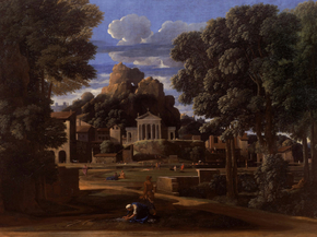 Nicolas Poussin - Landscape with the Ashes of Phocion | Никола Пуссен