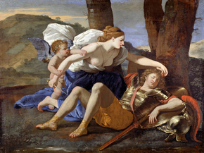 Nicolas Poussin - Rinaldo and Armida | Никола Пуссен