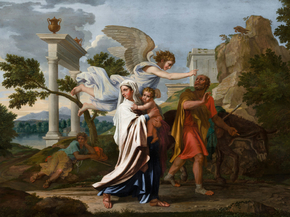 Nicolas Poussin - The Flight into Egypt | Никола Пуссен