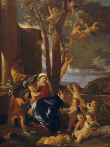 Nicolas Poussin - The Holy Family with Saint John | Никола Пуссен Nicolas Poussin - The Holy Family with Saint John | Никола Пуссен
