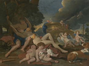 Nicolas Poussin - Venus and Adonis | Никола Пуссен