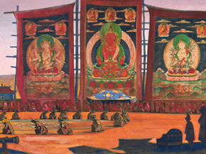 Roerich Nicholas | Рерих Николай - Монгольская религиозная церемония