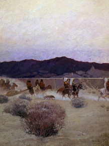 Newell Convers Wyeth - Moving Camp | Ньюэлл Конверс Уайет