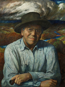 Newell Convers Wyeth - Self-Portrait | Ньюэлл Конверс Уайет